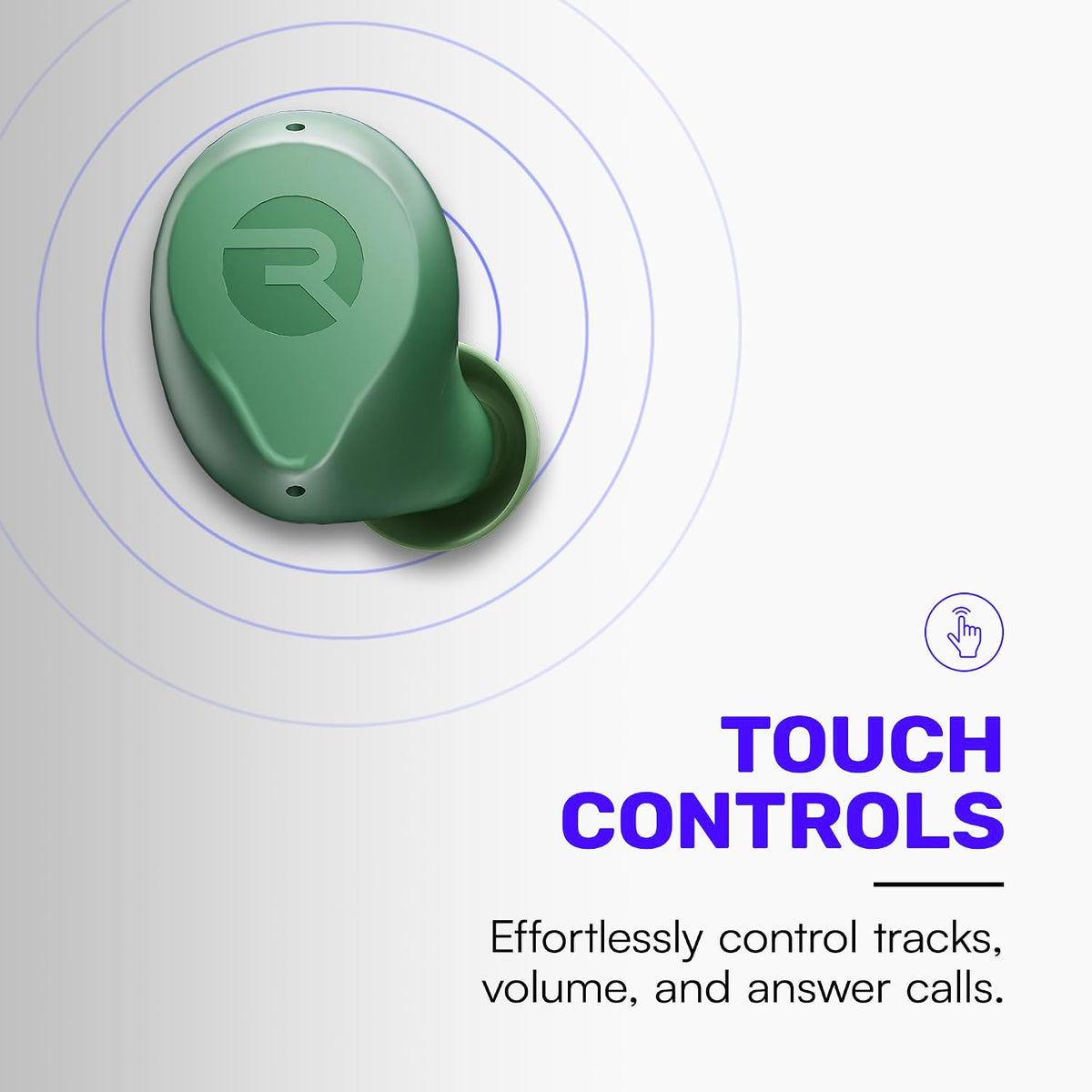 Raycon Everyday Earbuds Plus - Bluetooth True Wireless in-Ear Buds with 32 Hours Playtime, Multipoint Technology, Extreme Comfort, and Active Noise Cancellation (Blue)