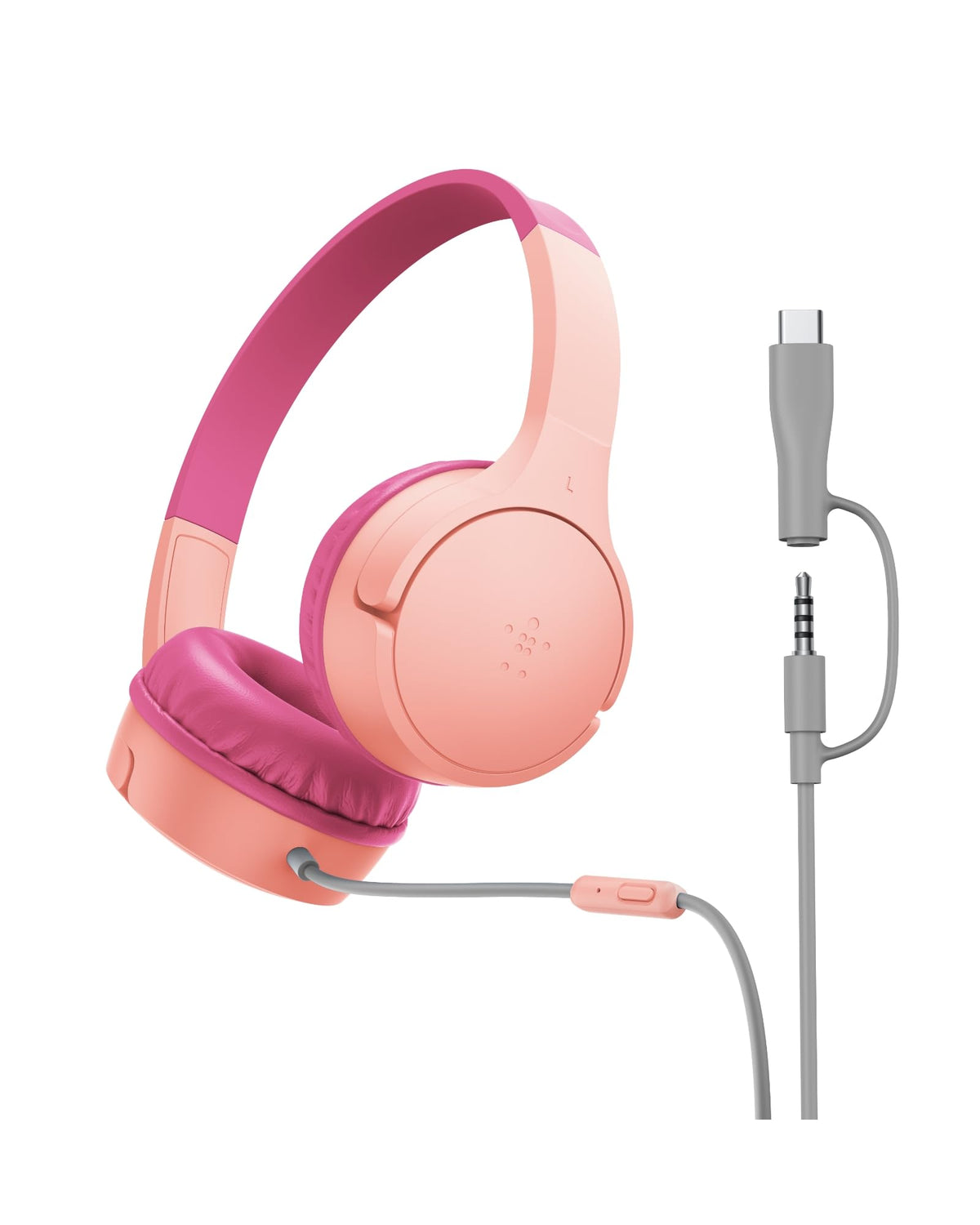 Belkin SoundForm Mini Kids Headphones, Wireless&Wired, 30H Playime, School