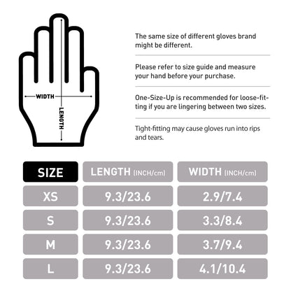 OKIAAS Vinyl Disposable Gloves, Latex-Free, Powder Free, Food Grade