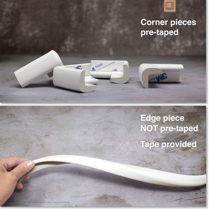 Roving Cove Baby Proof Corner Edge Protector, Small 15ft Edge 4 Corners