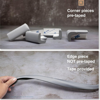 Roving Cove Baby Proof Corner Edge Protector, Small 15ft Edge 4 Corners