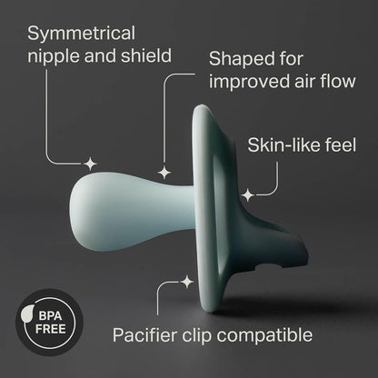 Tommee Tippee Ultra-Light StayPut Pacifier, 0-6m, 4 Count