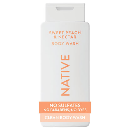 Native Clean Body Wash for Women & Men, Powder & Cotton Scent, 18 fl oz