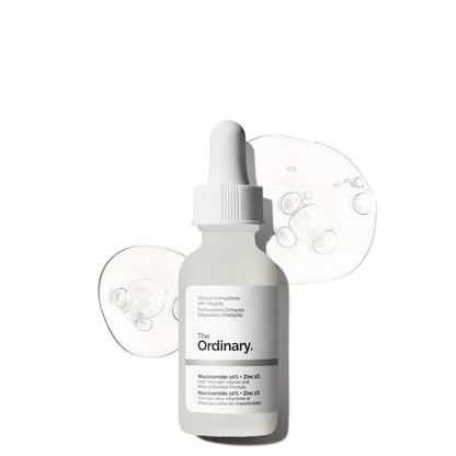 The Ordinary Niacinamide 10% + Zinc 1%, Smoothing Serum for Blemish-Prone Skin