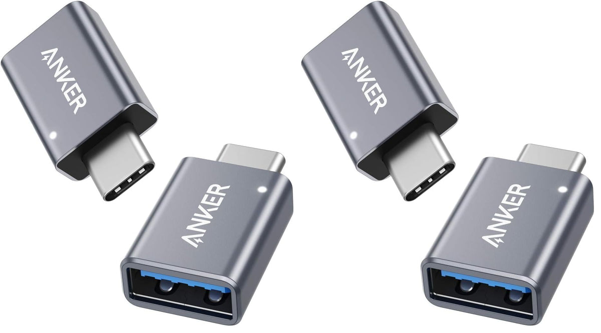 Anker USB C Adapter (2 Pack), USB C to USB Adapter High-Speed Data Transfer