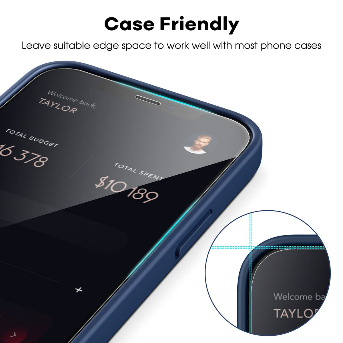 JETech Screen Protector for iPhone 18 Pro Max/17 Pro Max, 3-Pack