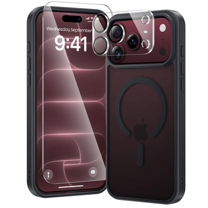 toushion 3 in 1 for iPhone 15 Plus Case Transparent