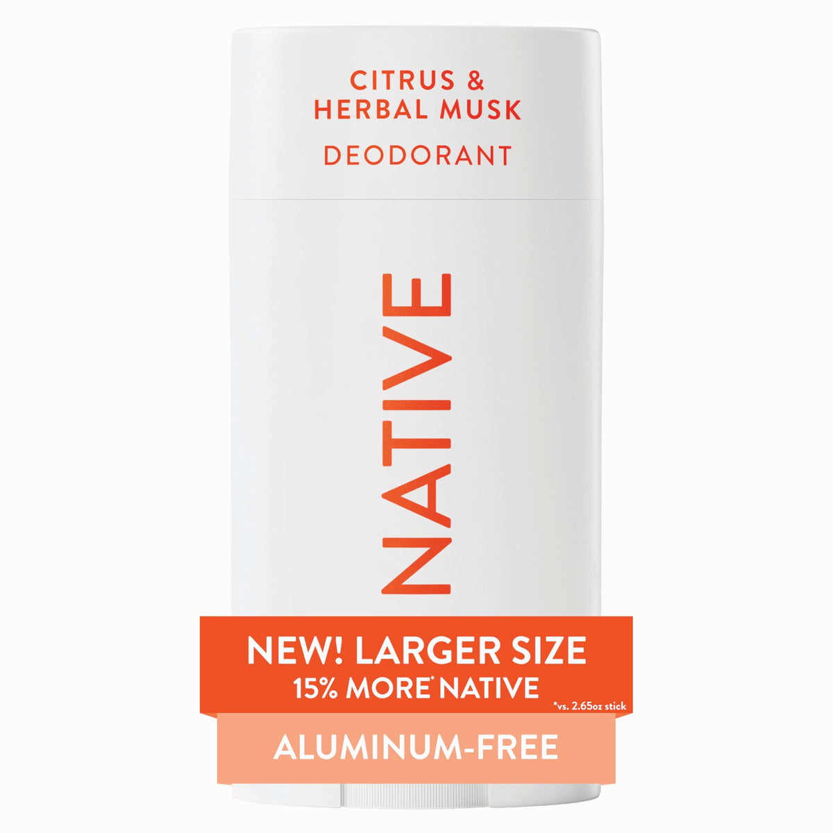 Native Aluminum-Free Deodorant for Women & Men, Coconut & Vanilla, 2.65oz