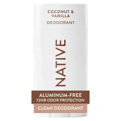 Native Aluminum-Free Deodorant for Women & Men, Coconut & Vanilla, 2.65oz