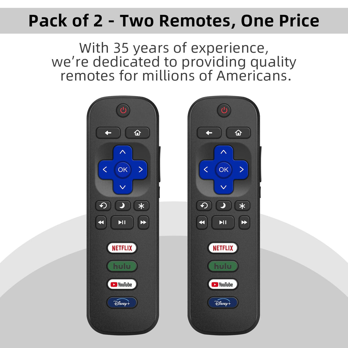 Rechargeable TV Remote for Samsung Smart TVs. Replacement Voice Remote.