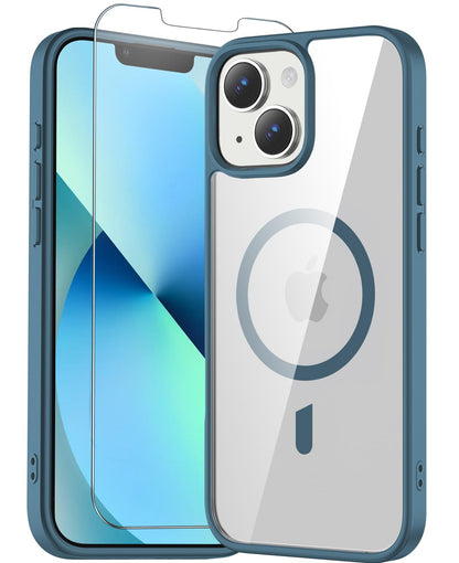 Temdan for iPhone AIR Case with Screen Protector Beige