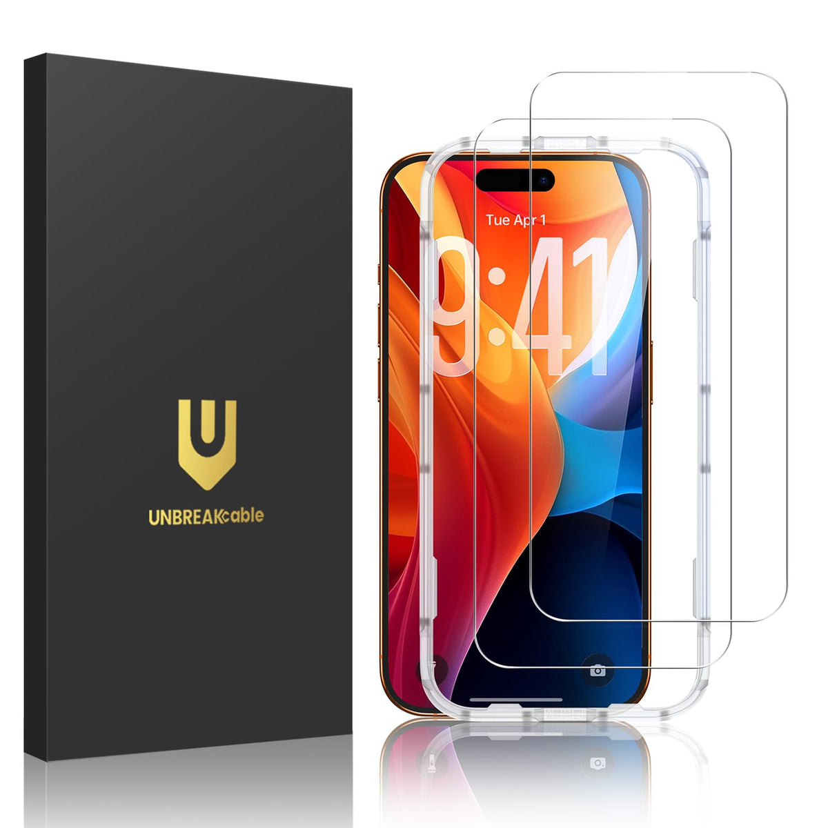 UNBREAKcable 2-Pack Screen Protector for iPhone 14 Plus/13 Pro Max