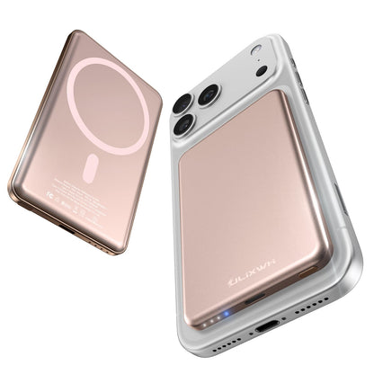 [0.3" Ultra Slim] [Alloy-Made] ULiXWH for Magsafe Portable Charger iPhone