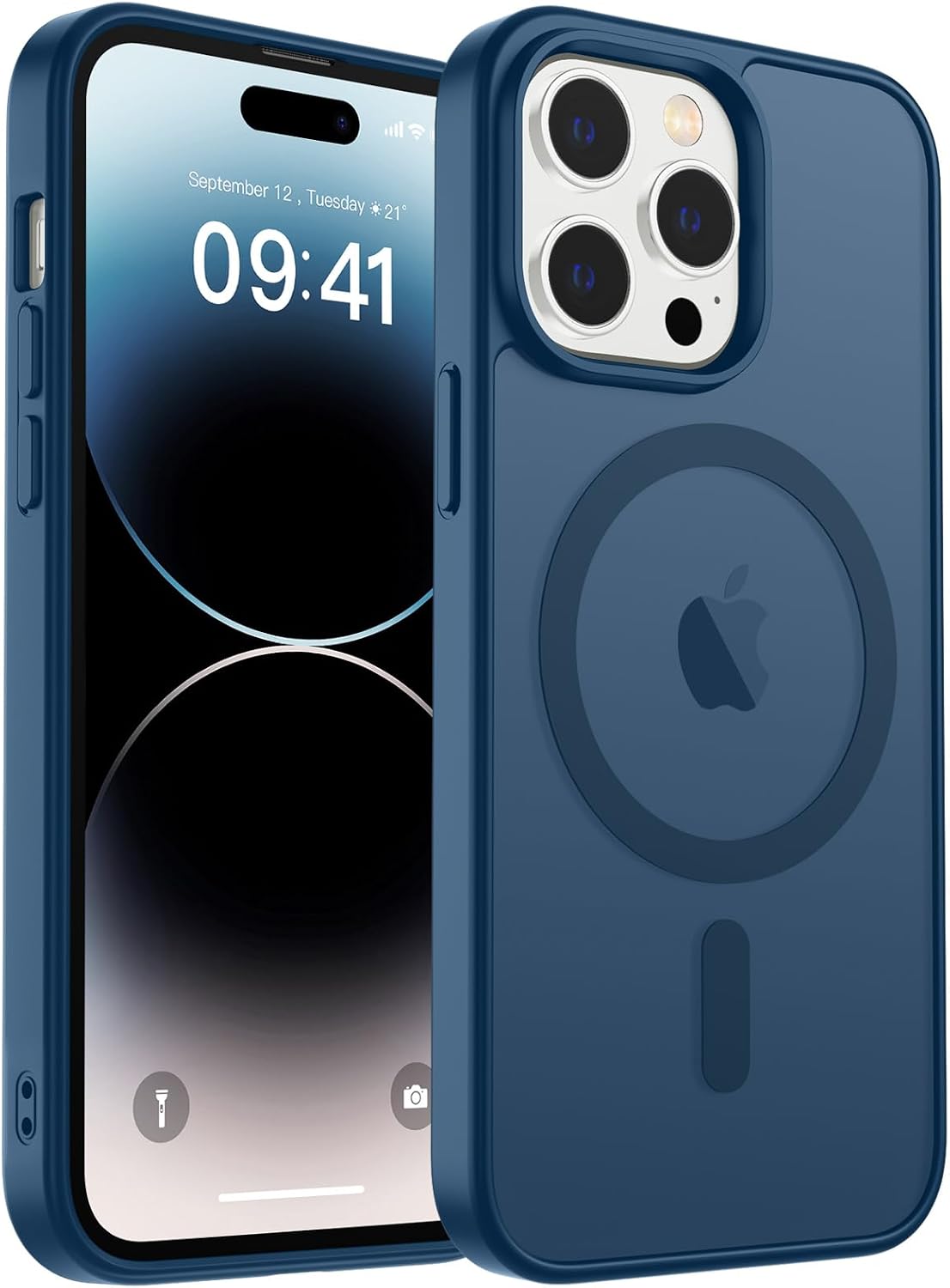 zapica Magnetic for iPhone Air Case, Dark Blue
