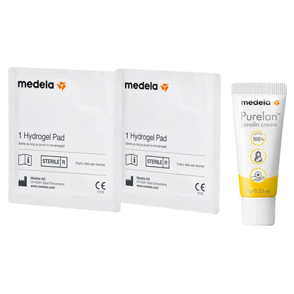 Medela Soothing Hydrogel Pads for Nipples, Reusable 24 Hours, Pack of 4