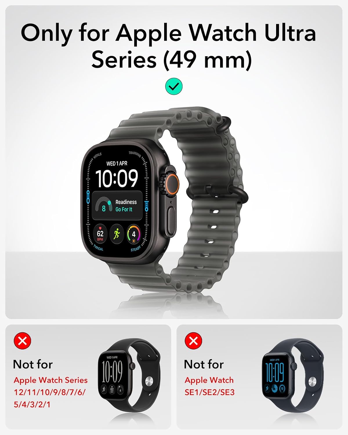ESR Armorite Screen Protector for Apple Watch Ultra 4 2026/3/2/Ultra