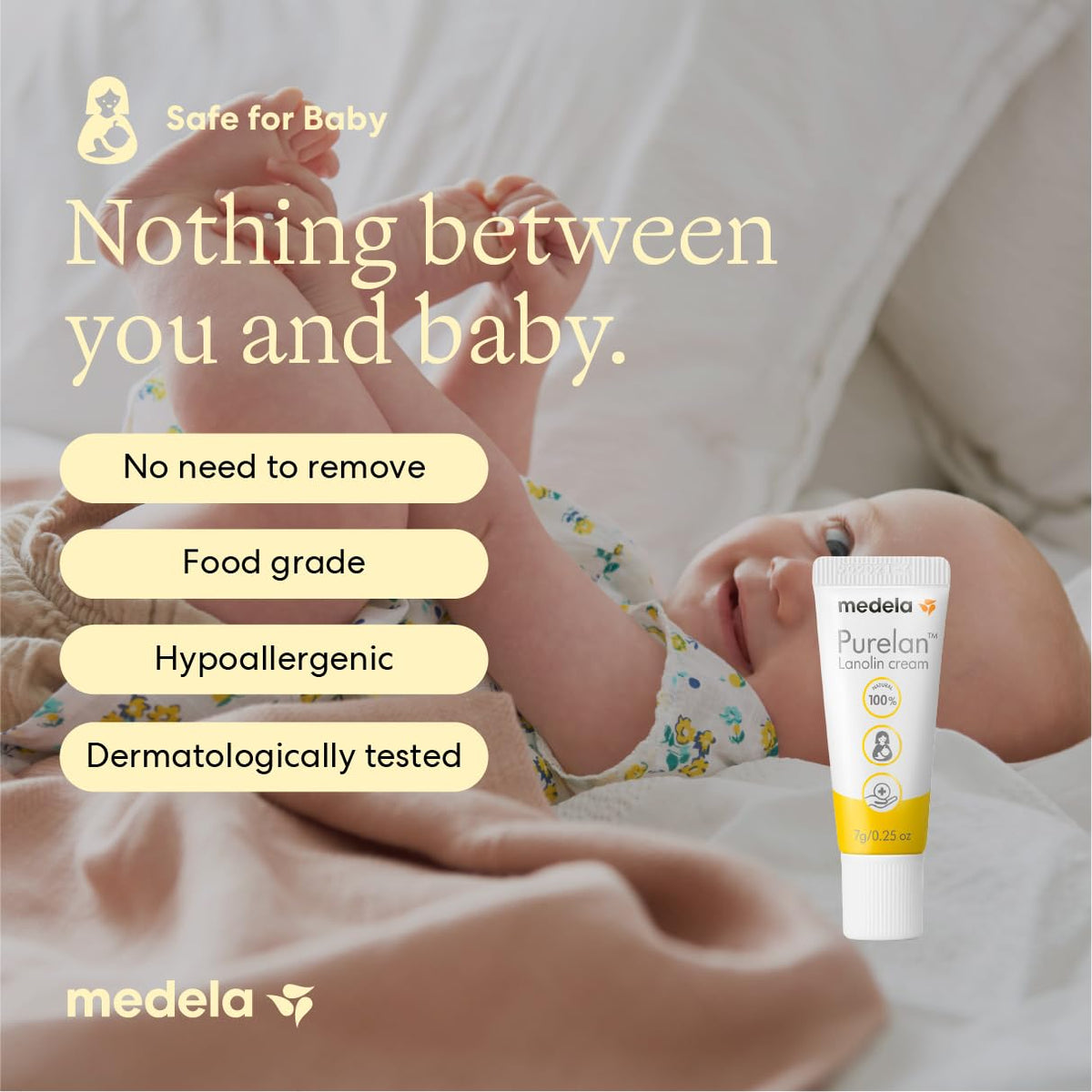 Medela Soothing Hydrogel Pads for Nipples, Reusable 24 Hours, Pack of 4