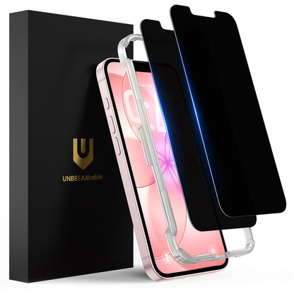 UNBREAKcable Privacy Screen Protector for iPhone 16 Pro, 2-Pack