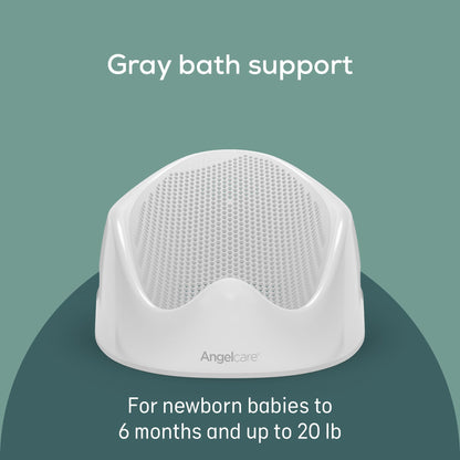 Angelcare Baby Bath Support, Pink, Birth to 6 Months, Made in Canada