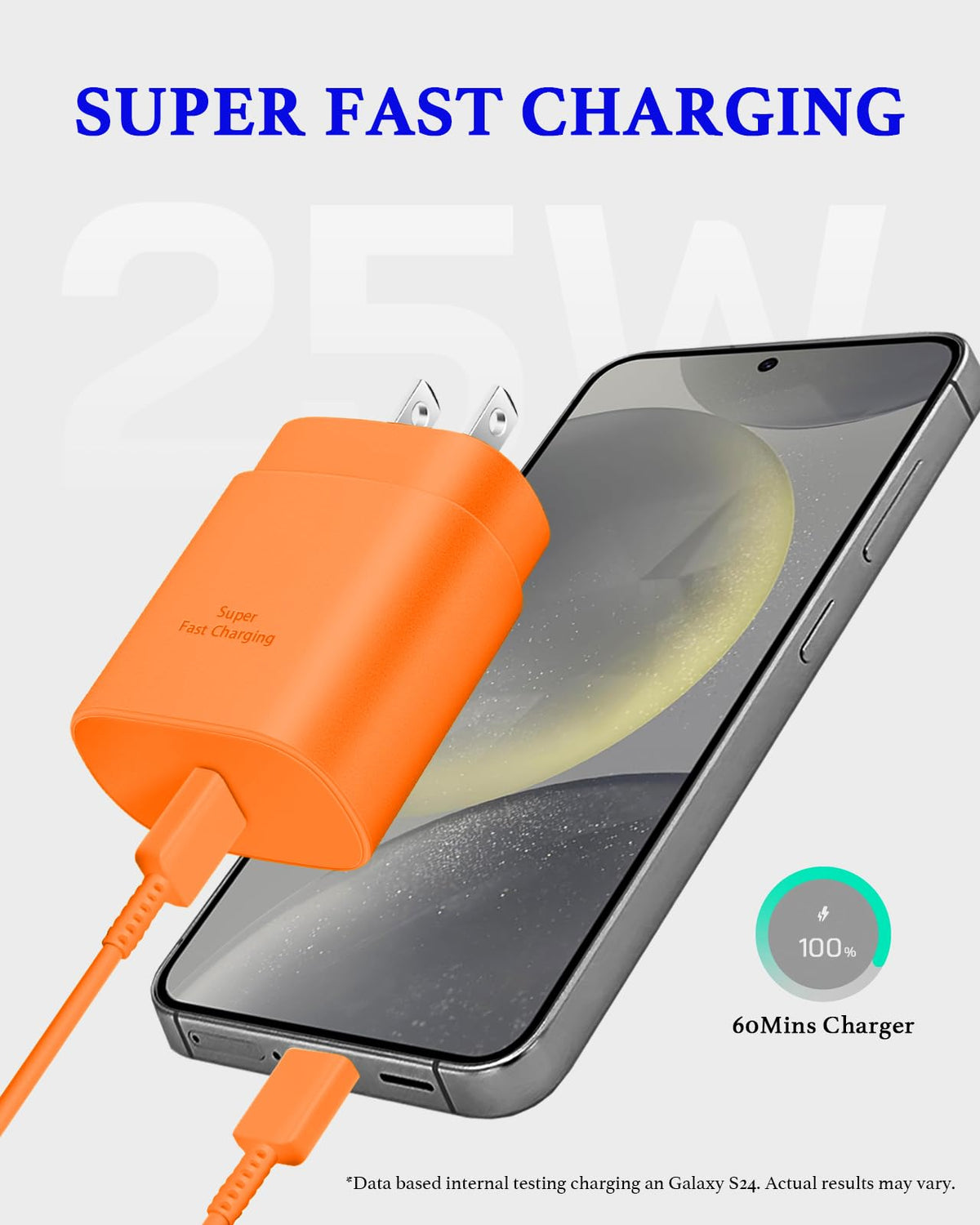 Type C Charger Fast Charging 2-Pack 25W Long 6FT USB C Cable