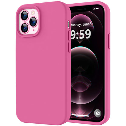 LOVE 3000 Designed for iPhone 16 Case, Premium Silicone with [Soft Anti-Scratch Microfiber Lining] Shockproof Protective Phone Case for Men Women Girls 6.1", Black
