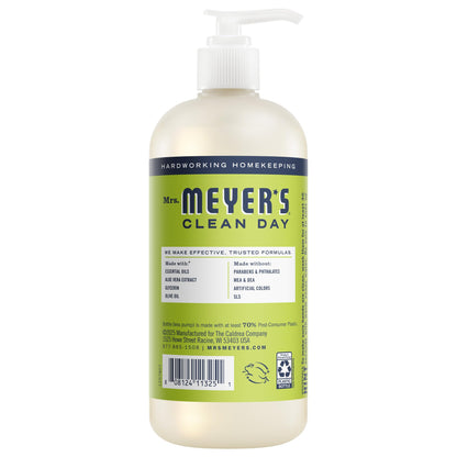 MRS. MEYER'S CLEAN DAY Liquid Hand Soap, Lemon Verbena, 12.5 fl oz, 3 Pack