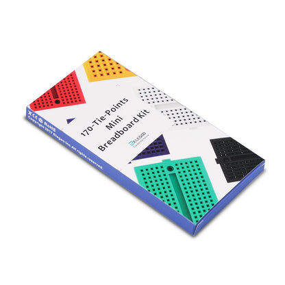ELEGOO 400 Point Solderless Breadboard Kit, Small Prototyping Boards 6PCS