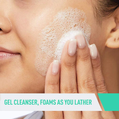 CeraVe Foaming Facial Cleanser, Gentle Cleanser for Oily Skin, 8oz