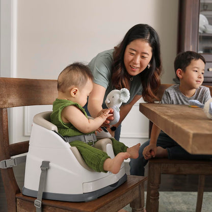 Ingenuity Baby Base 2-in-1 Booster Seat with Tray, Feeding & Floor Seat
