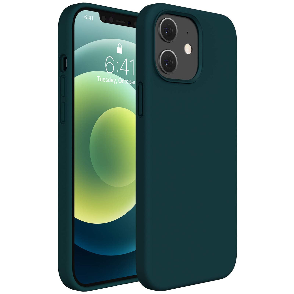 Miracase Silicone for iPhone SE 2022/SE 2020/7/8 Case,Black