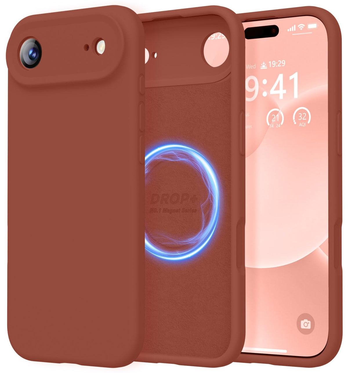 LOVE 3000 Designed for iPhone 16 Case, Premium Silicone with [Soft Anti-Scratch Microfiber Lining] Shockproof Protective Phone Case for Men Women Girls 6.1", Black