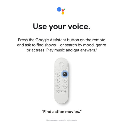 Google TV Streamer (4K) - Fast Streaming Entertainment With Voice Search Remote - Watch Movies, Shows, Live TV and Netflix in 4K HDR - Smart Home Control - 32 GB Storage - Porcelain