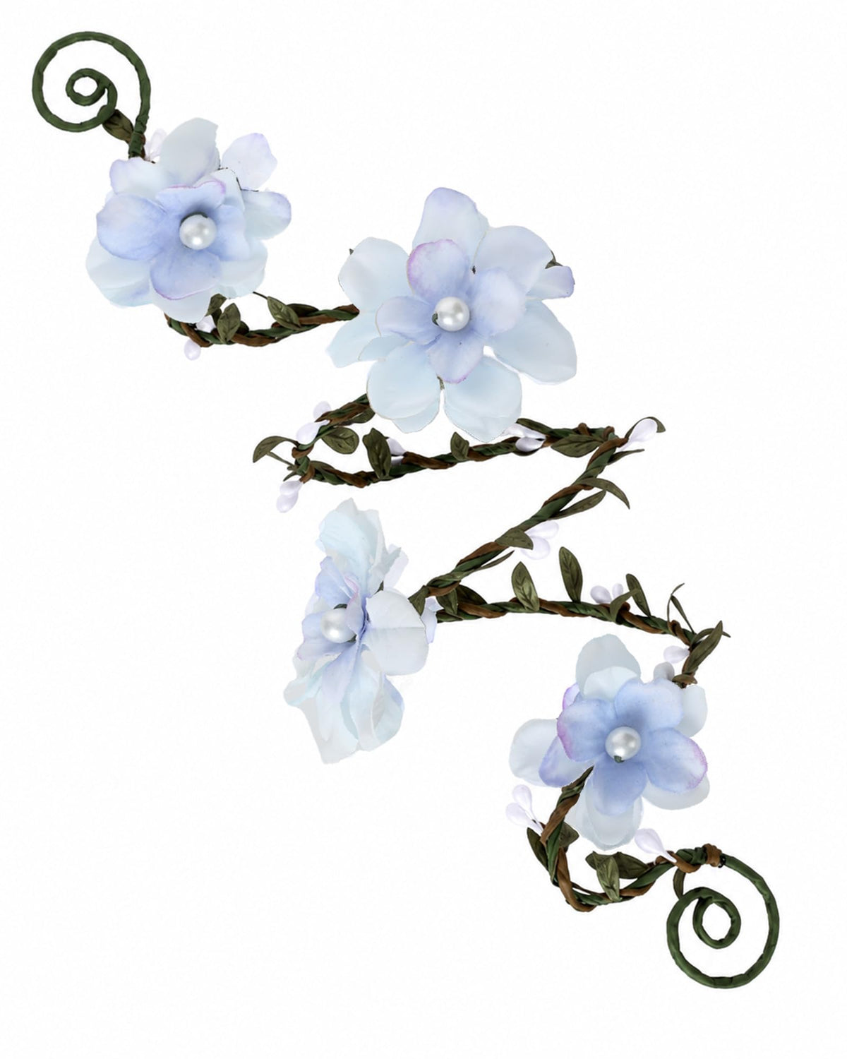 FRESHME Renaissance Fairy Floral Arm Wrap - 1 PC Elf Bracelet Forest Mother Nature Costume Renfaire Cosplay Fairy Accessories