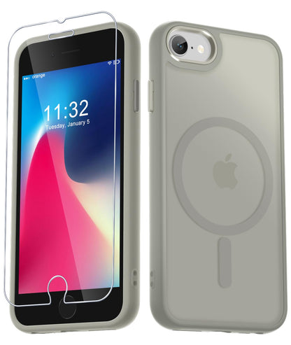 for iPhone 14 Plus Case, Matte Magnetic Phone Case, Lavender Purple