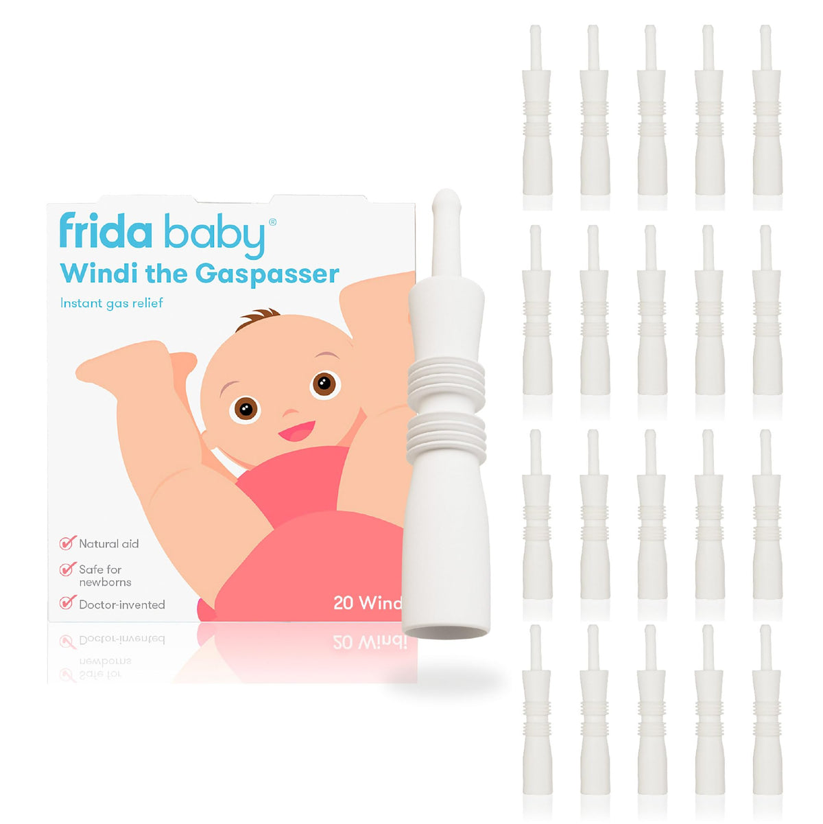 Frida Baby Windi Gas Passer, Baby Gas Relief for Babies & Infants, 10ct