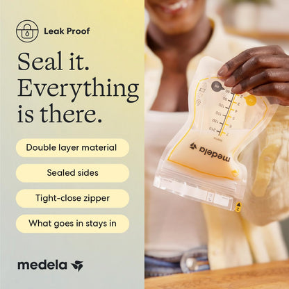 Medela Easy Pour Breast Milk Storage Bags, 200 Count, 7 oz/210 ml