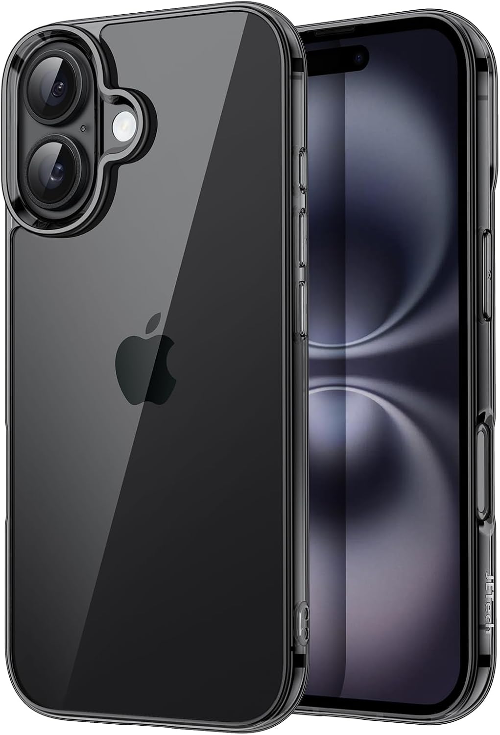 JETech Case for iPhone 16, Anti-Yellowing, Clear