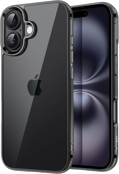 JETech Case for iPhone 16, Anti-Yellowing, Clear