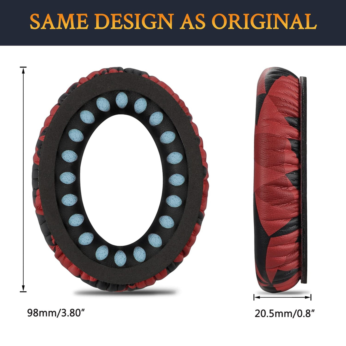 Earpads for Bose QC35 & QC35 ii - Black
