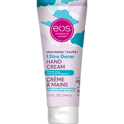 eos Shea Better Hand Cream - Vanilla Cashmere, Instant Hydration, 2.5 oz