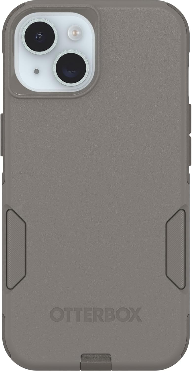 OtterBox iPhone 17e, 16e, 15, 14, & 13 Commuter Series Case - Black, Slim & Tough, Pocket-Friendly, with Port Protection - Thin & Protective iPhone Case, Dual-Layer, Impact Absorbing iPhone Case