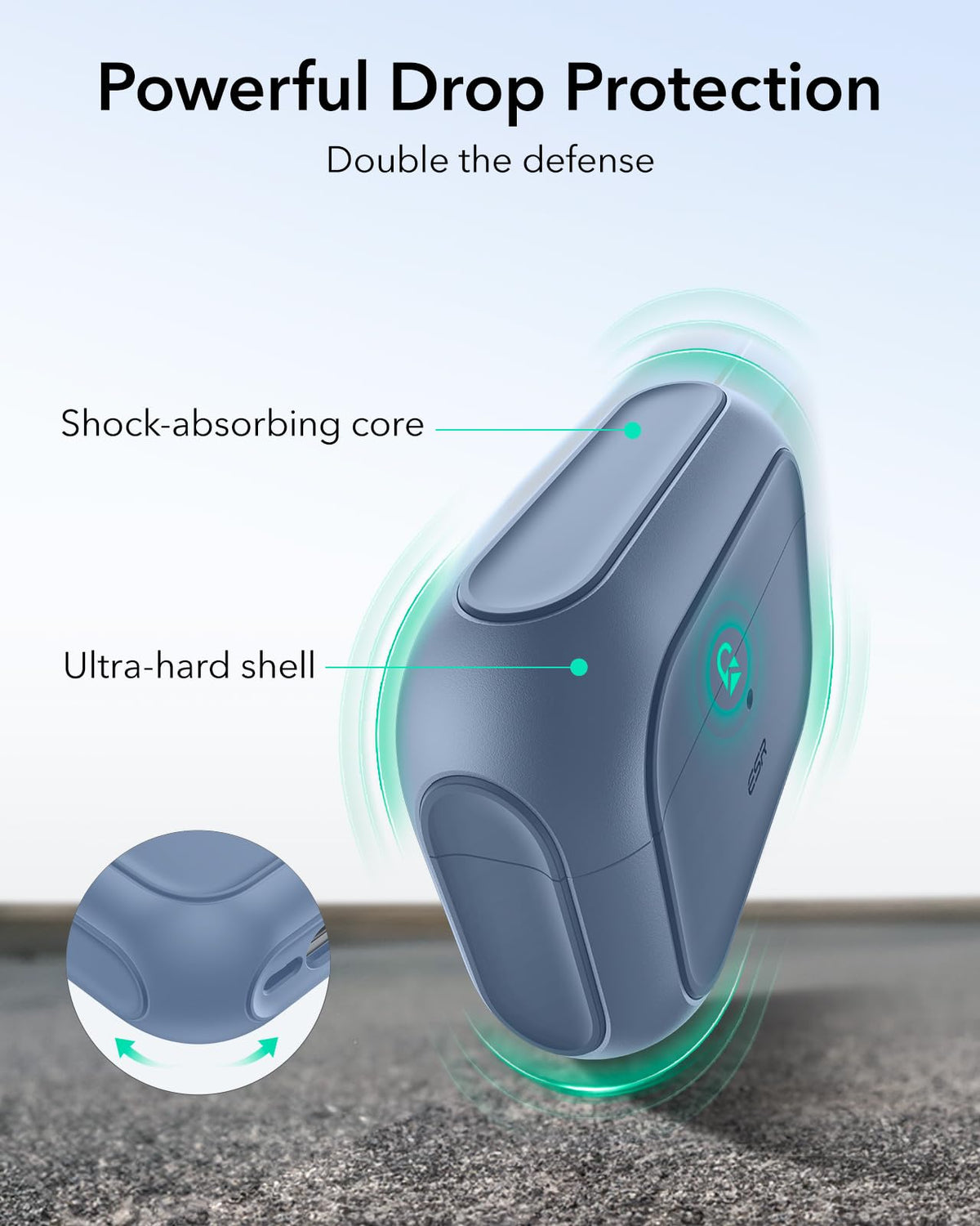 ESR for AirPods Pro 3 Case, Compatible with MagSafe, Orange