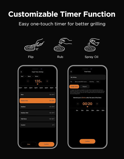 Govee Bluetooth Meat Thermometer Digital with Smart App Timer and Alerts
