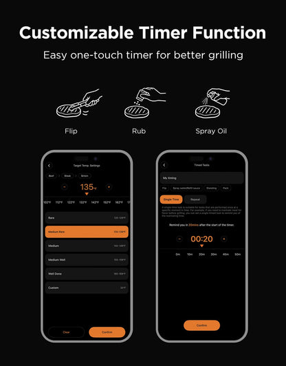 Govee Bluetooth Meat Thermometer Digital with Smart App Timer and Alerts