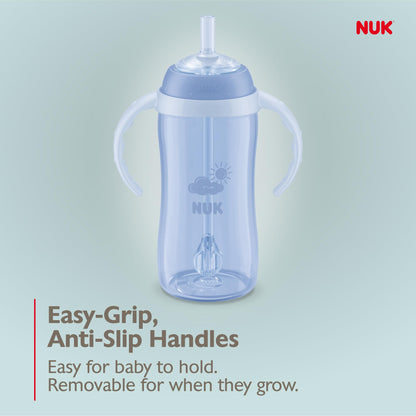 NUK Learner Straw Cup, 10oz, 2-Pack, Amazon Exclusive Timeless