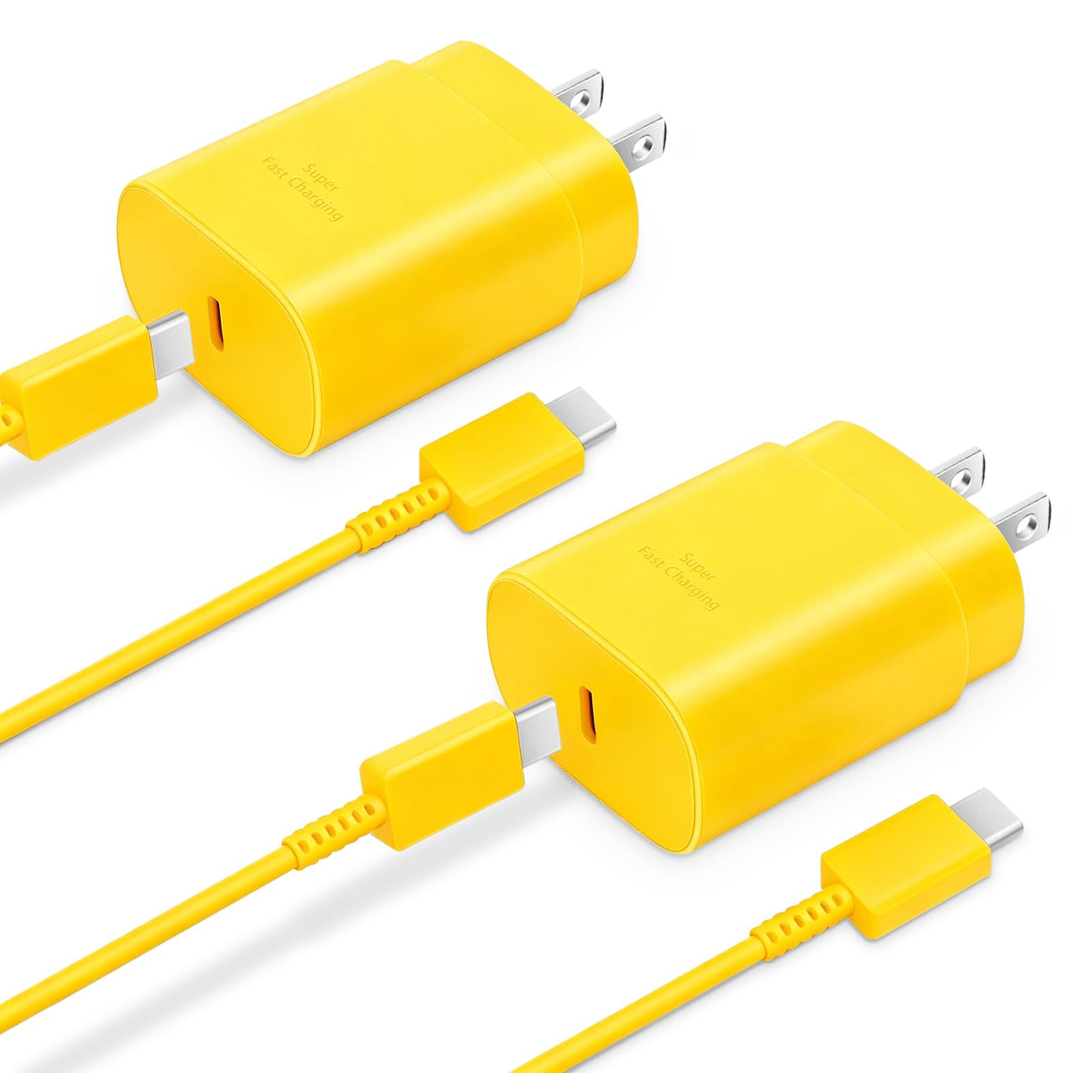 Type C Charger Fast Charging 2-Pack 25W Long 6FT USB C Cable