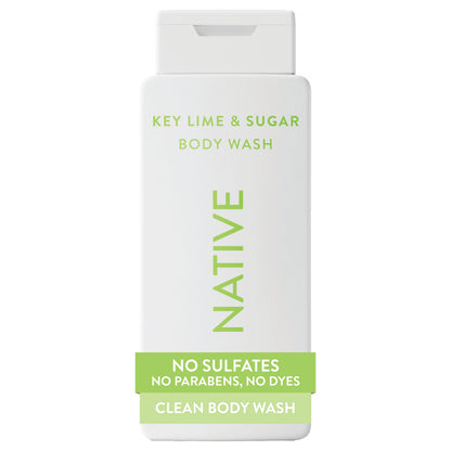 Native Clean Body Wash for Women & Men, Powder & Cotton Scent, 18 fl oz