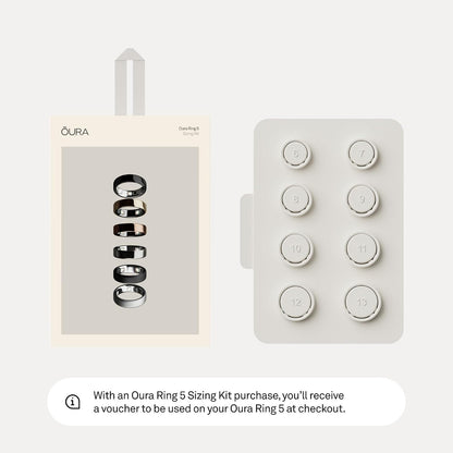 Oura Ring 5 Sizing Kit - Size Before You Buy - Unique Non Standard Fit - Reimbursement With Subsequent Smartring Purchase