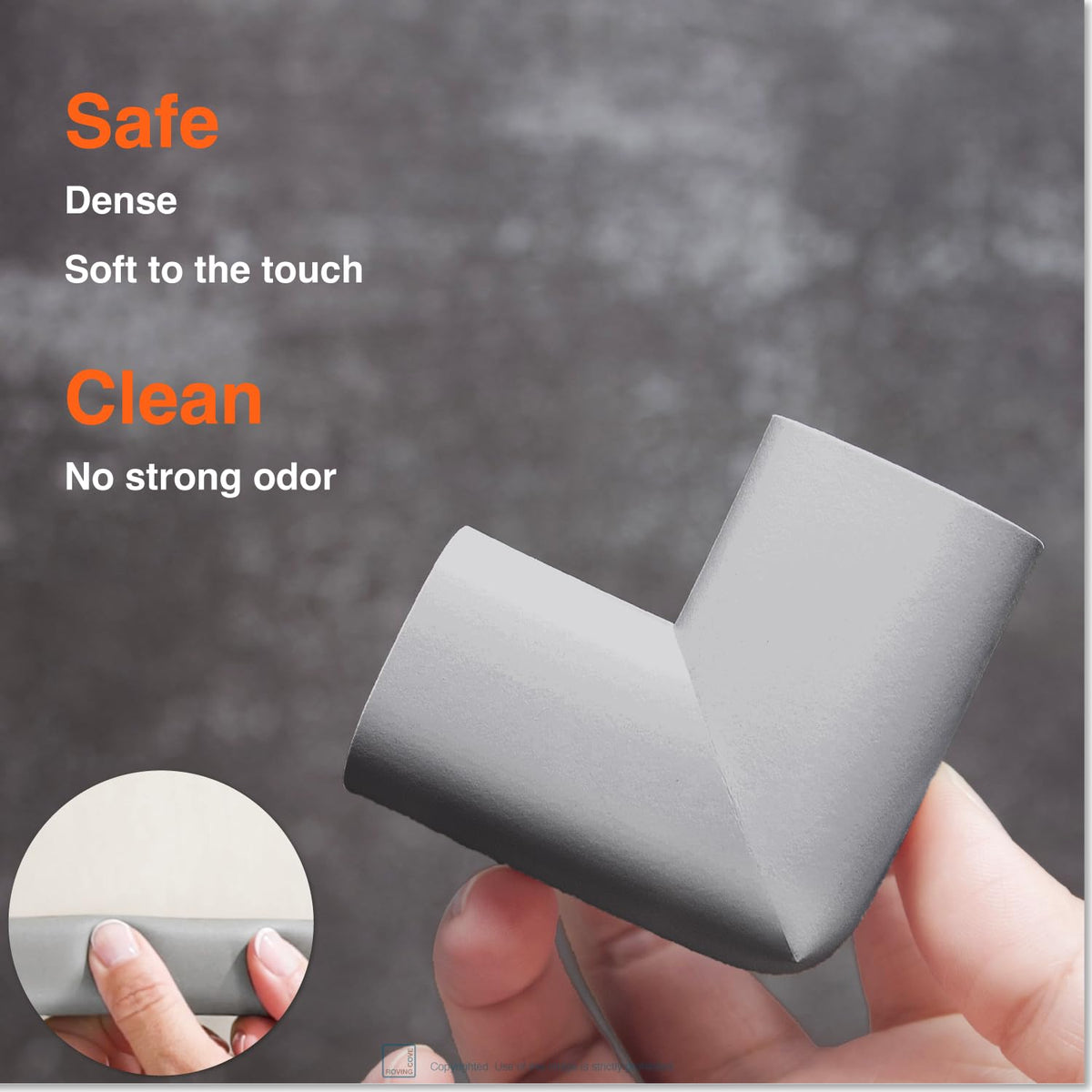 Roving Cove Baby Proof Corner Edge Protector, Small 15ft Edge 4 Corners