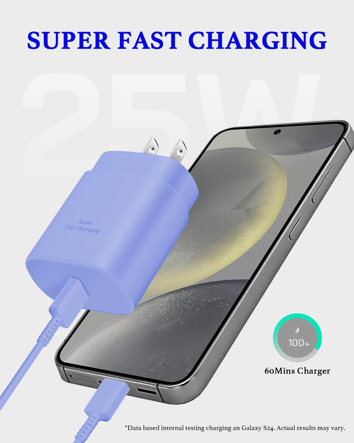 Type C Charger Fast Charging 2-Pack 25W Long 6FT USB C Cable